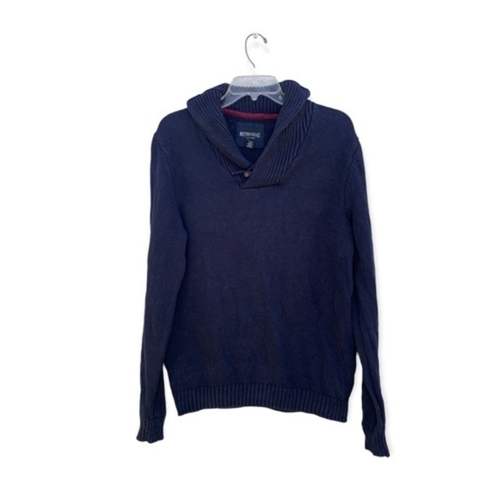 𝅺BRITISH KHAKI Navy Blue Pullover Sweater